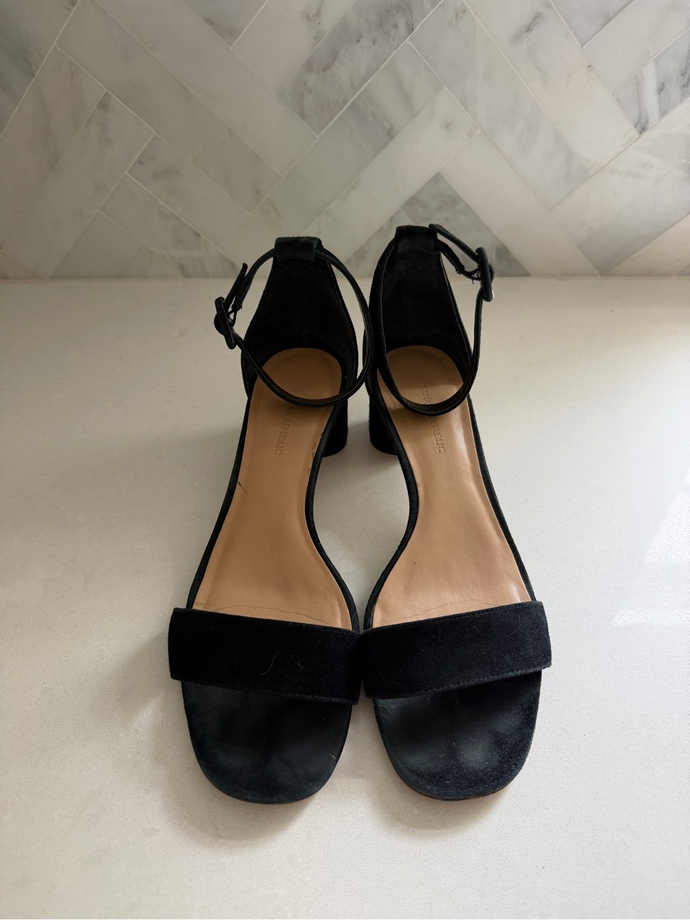 Banana Republic Ankle-Strap Block Heel Sandals